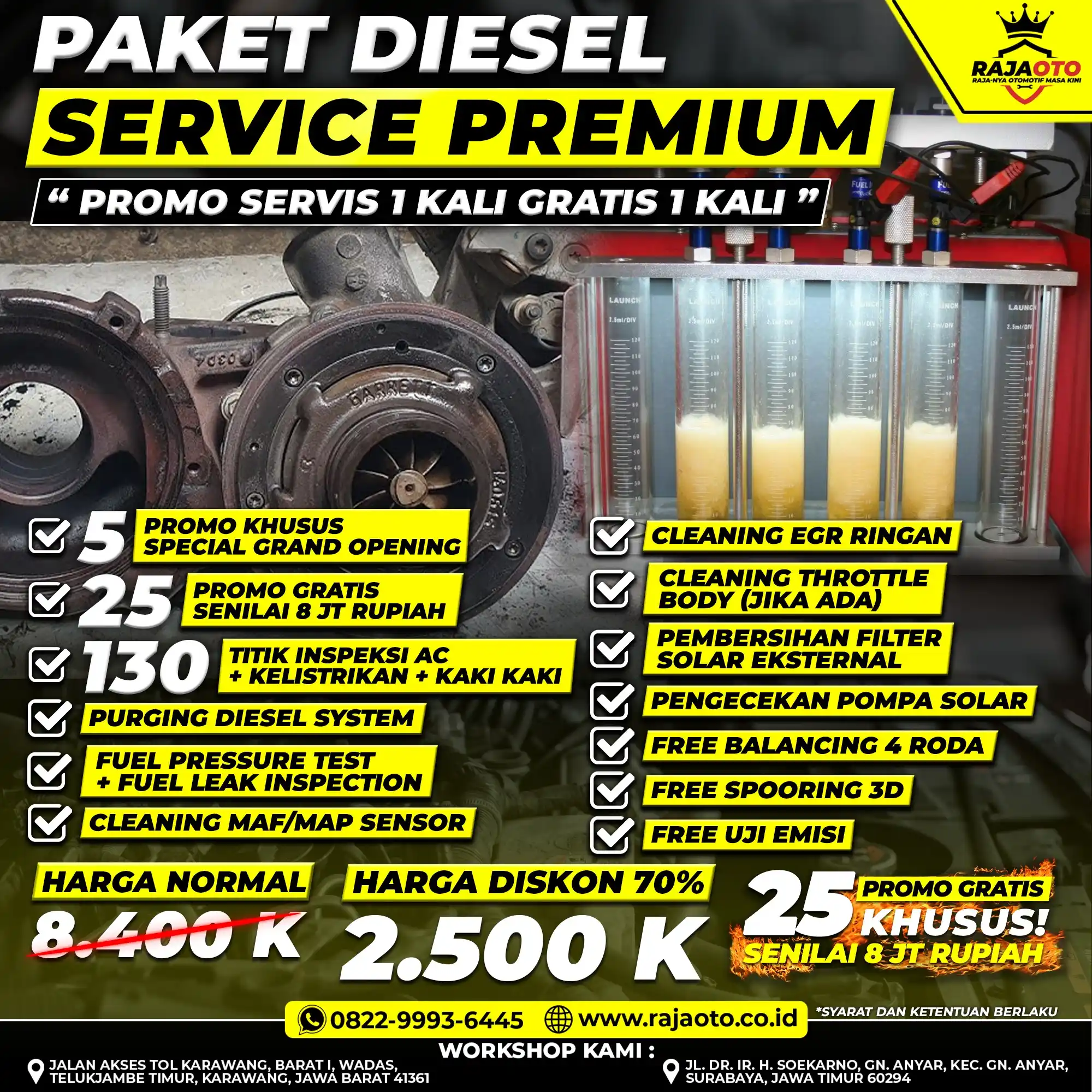 Paket Diesel Service Premium