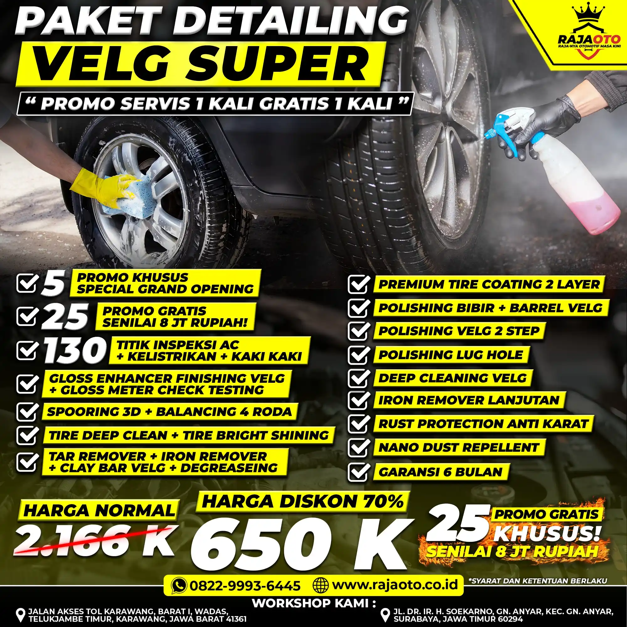 Paket Detailing Velg Super